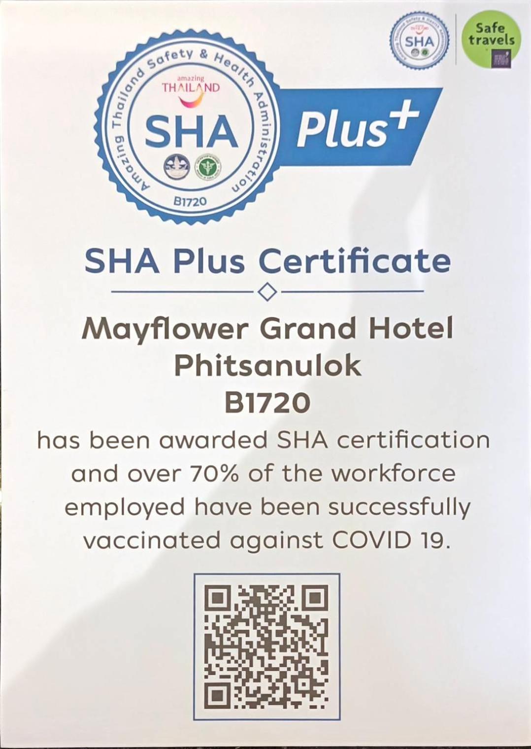 Mayflower Grande Hotel Phitsanulok Exterior photo
